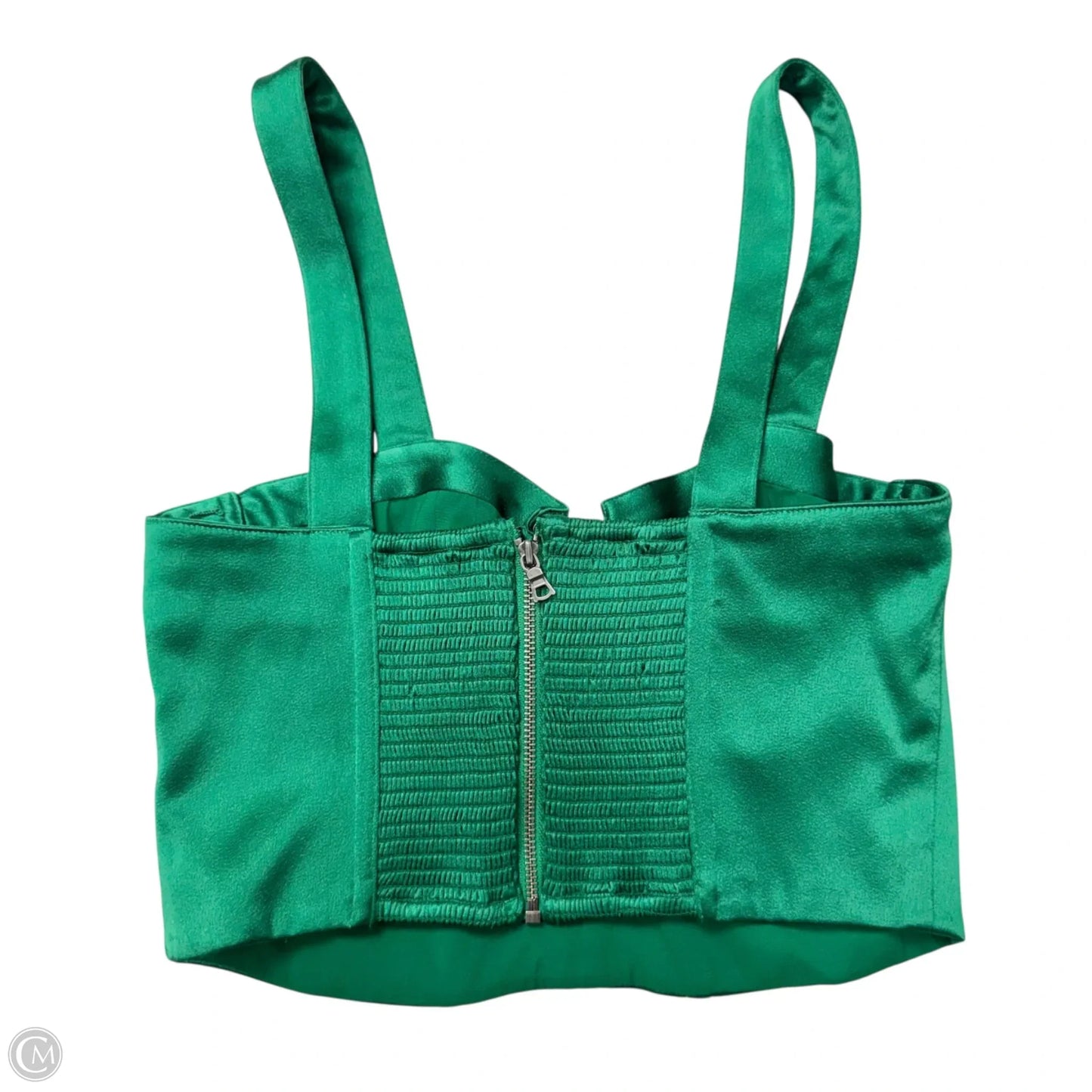 Top Sleeveless Designer By Alice + Olivia In Green, Size: S