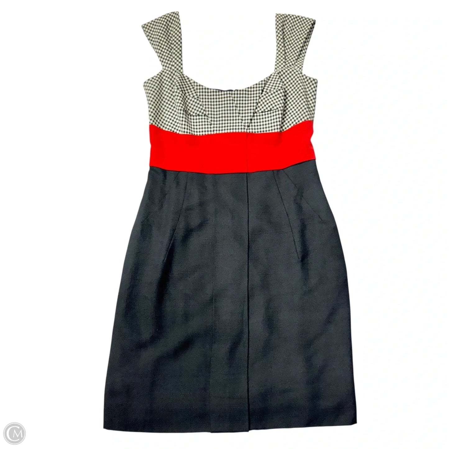 Dress Luxury Designer By Gucci In Black & Red, Size: Xs