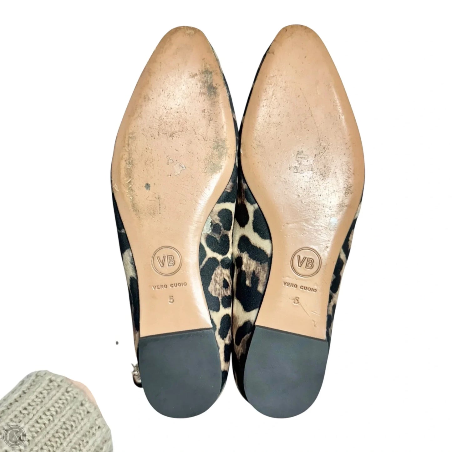 Shoes Flats By Veronica Beard In Animal Print, Size: 5