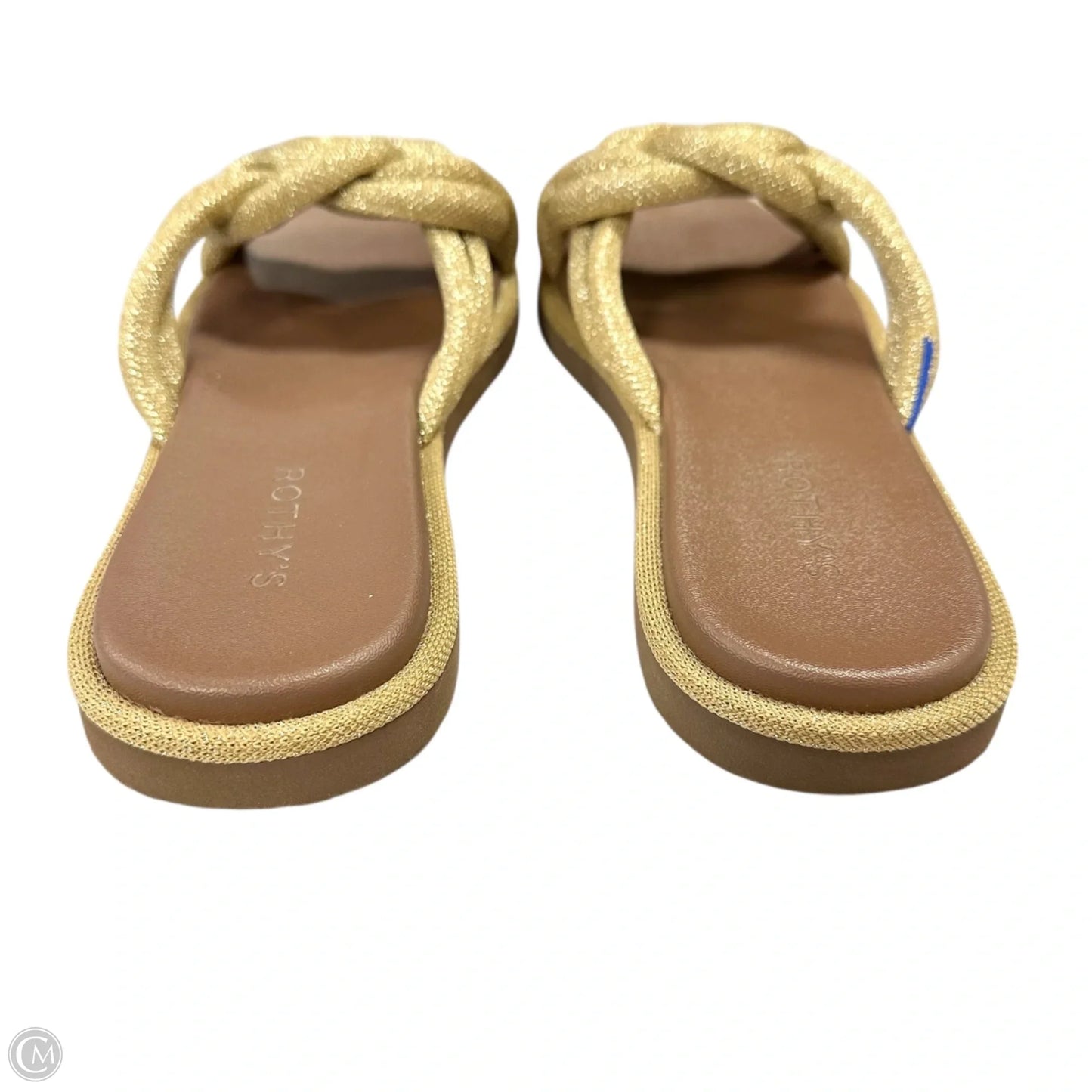 Sandals Flats By Rothys In Gold, Size: 10.5