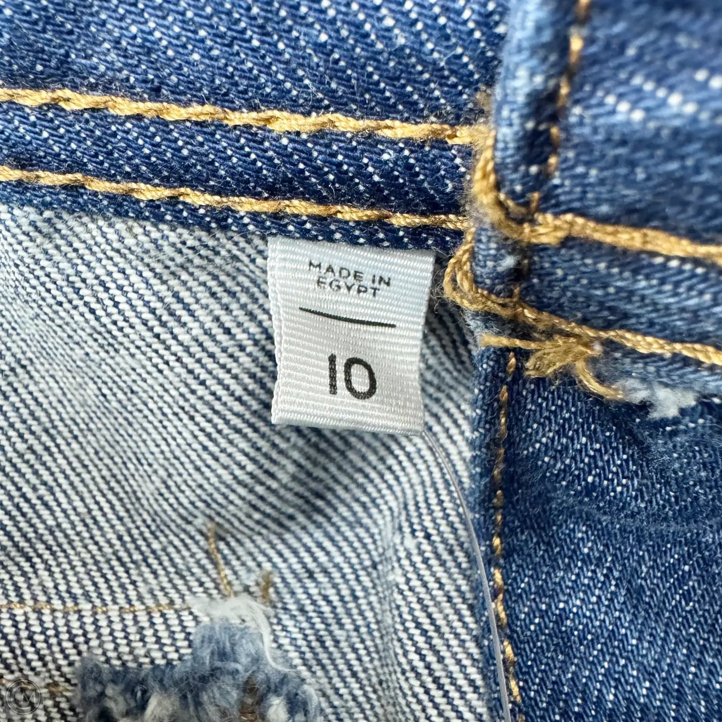 Skirt Mini & Short By Loft In Blue Denim, Size: 10