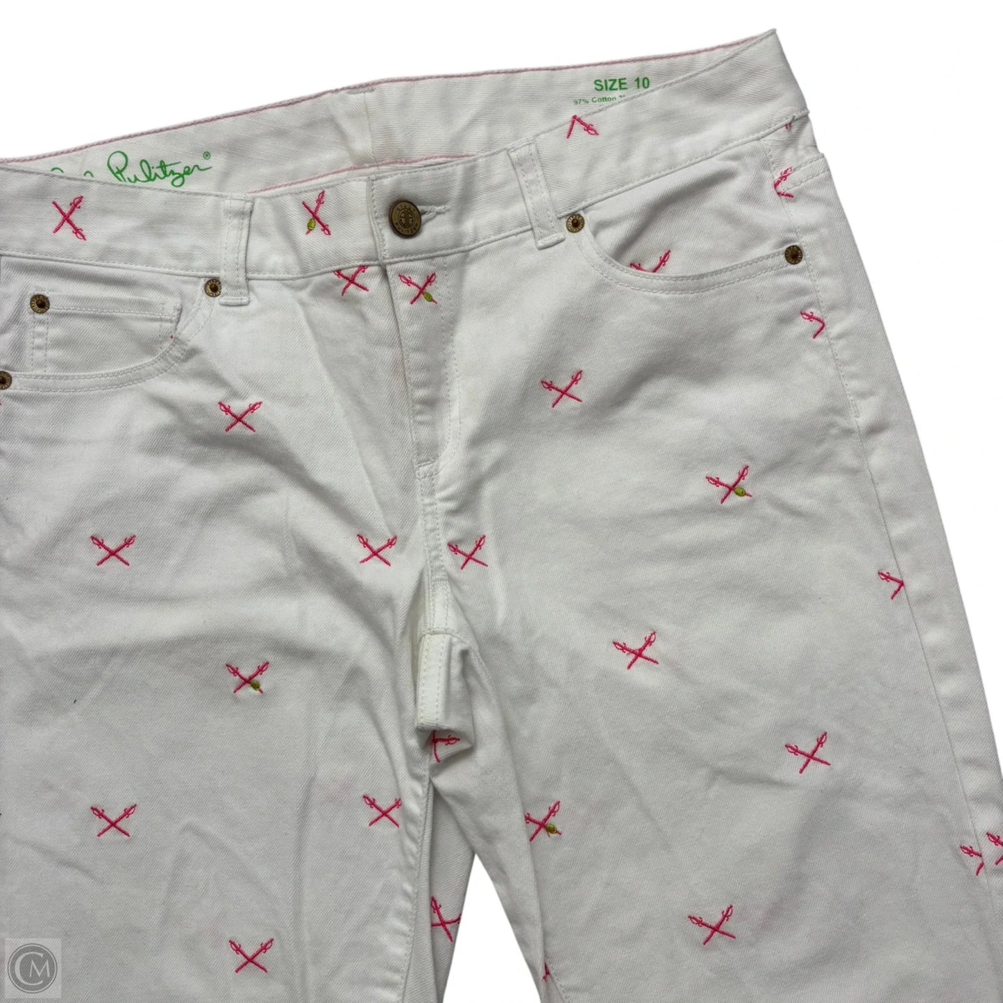 Pants Designer By Lilly Pulitzer In White, Size: 10