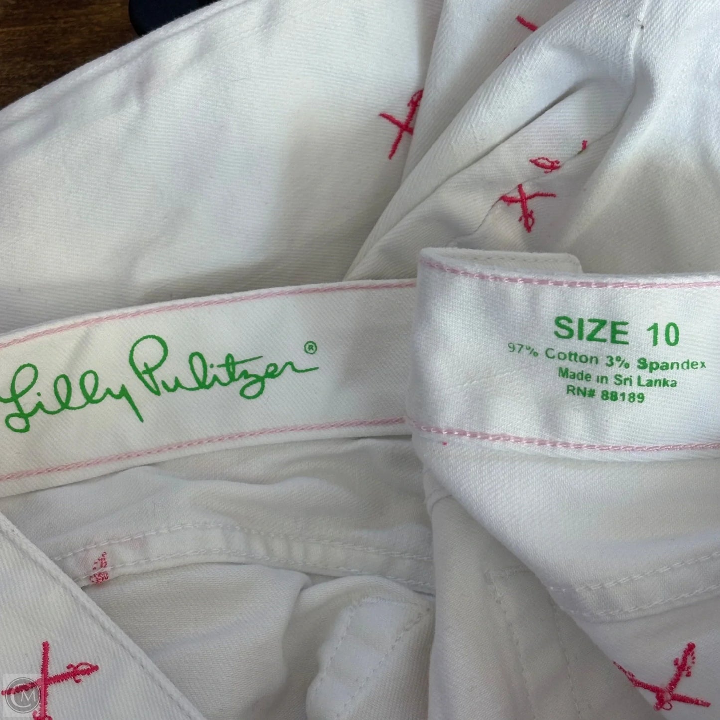 Pants Designer By Lilly Pulitzer In White, Size: 10