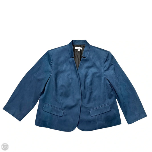 Blazer By Nine West In Blue, Size: 1x
