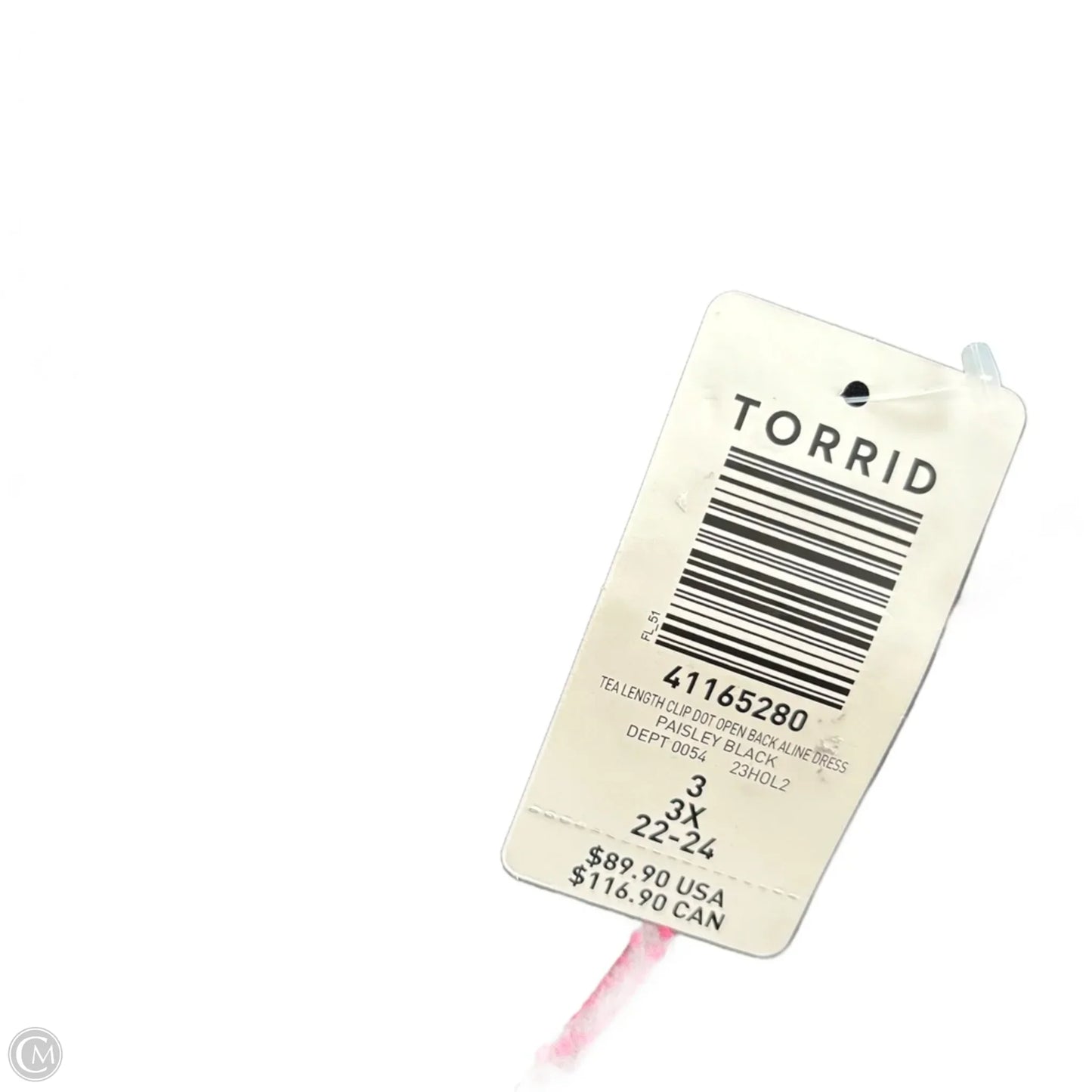 Dress Casual Maxi By Torrid In Black & Red, Size: 3x