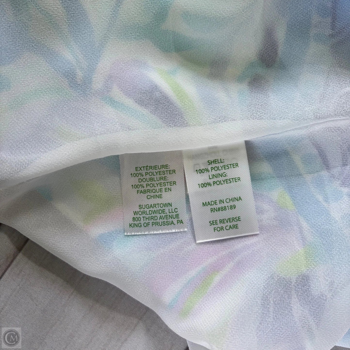 Top Sleeveless Designer By Lilly Pulitzer In Blue & Green, Size: Xs