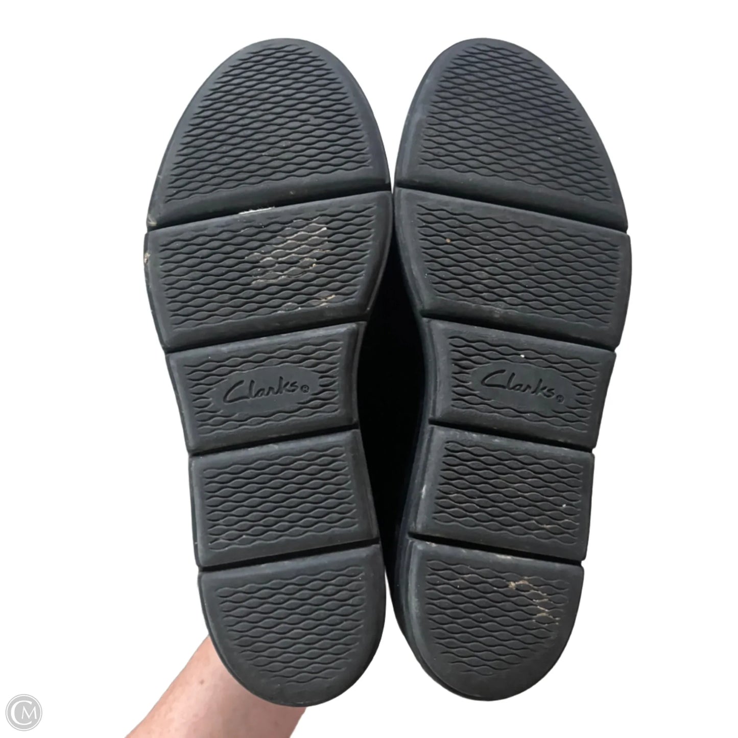 Shoes Flats By Clarks In Black, Size: 7.5