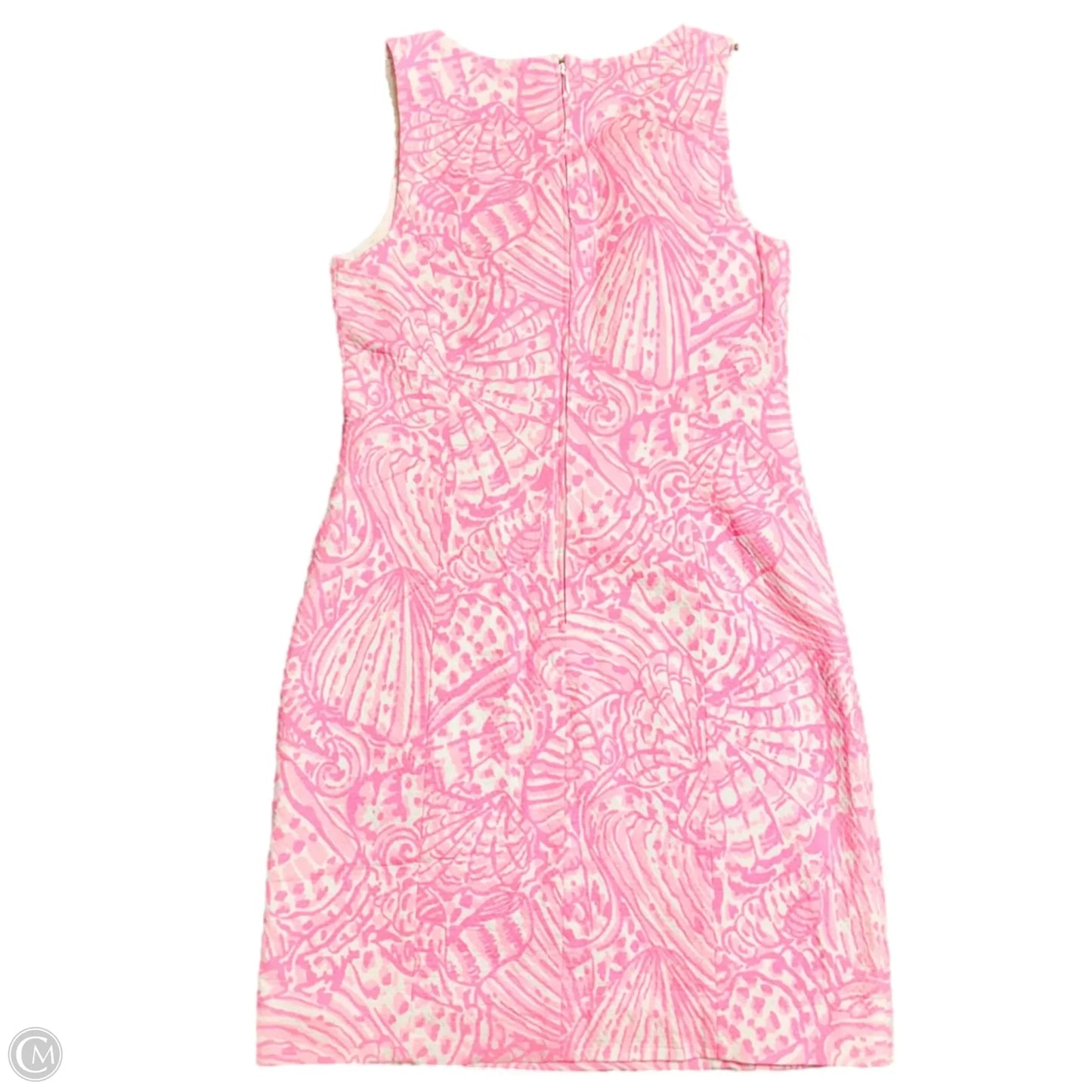 Dress Designer By Lilly Pulitzer In Pink & White, Size: S