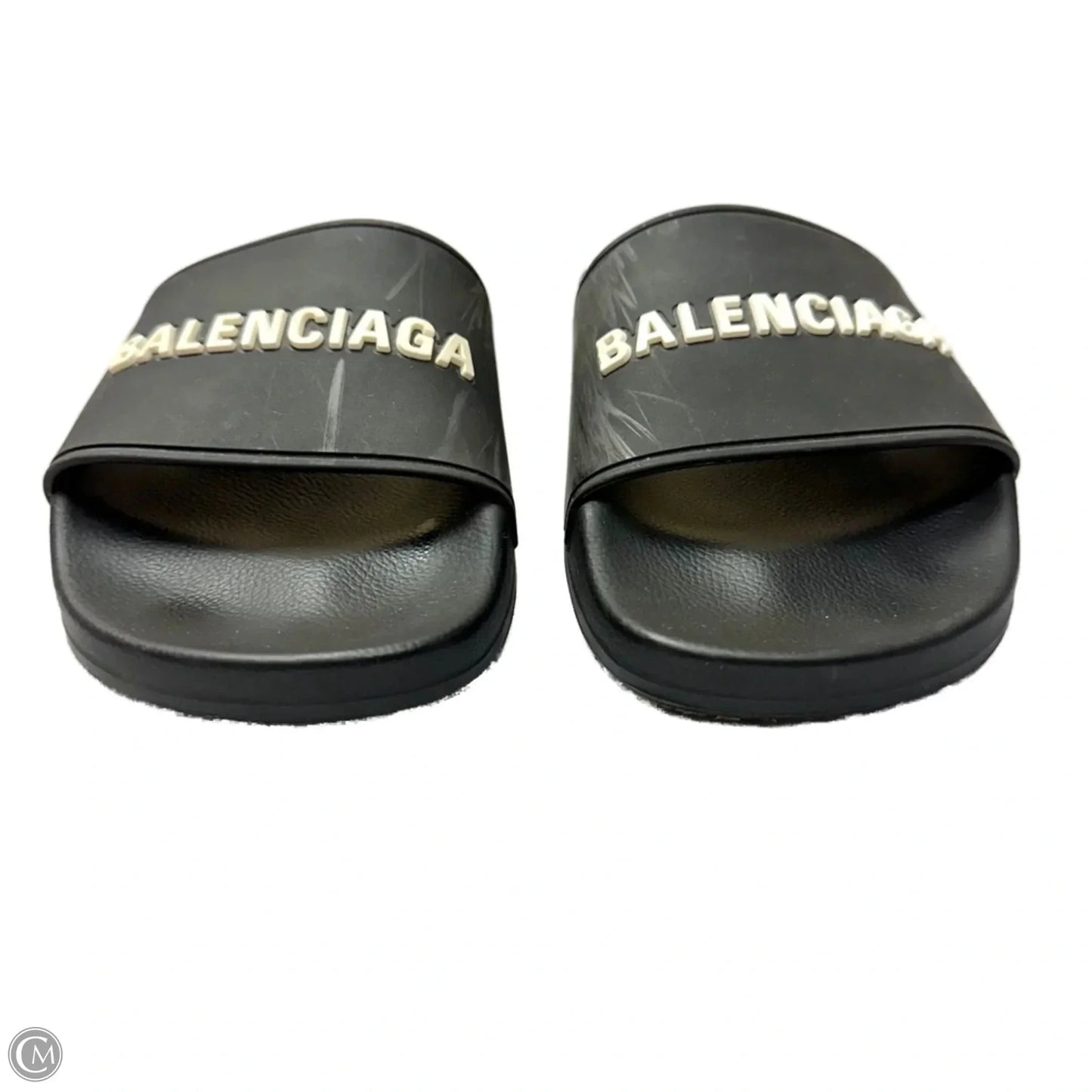 Sandals Luxury Designer By Balenciaga In Black, Size: 7