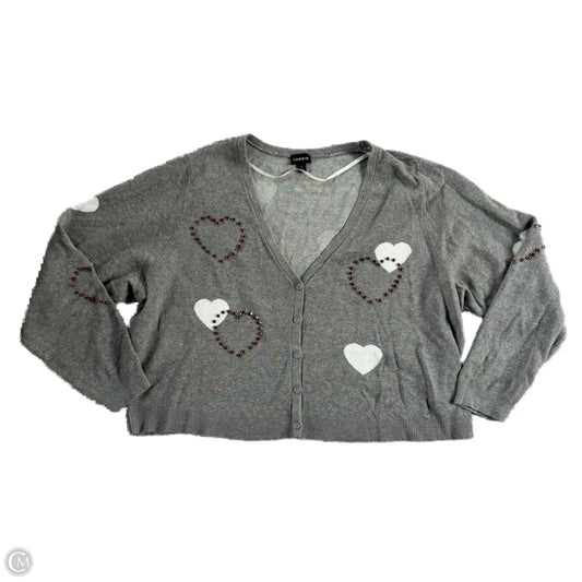 Cardigan By Torrid In Grey, Size: 4x