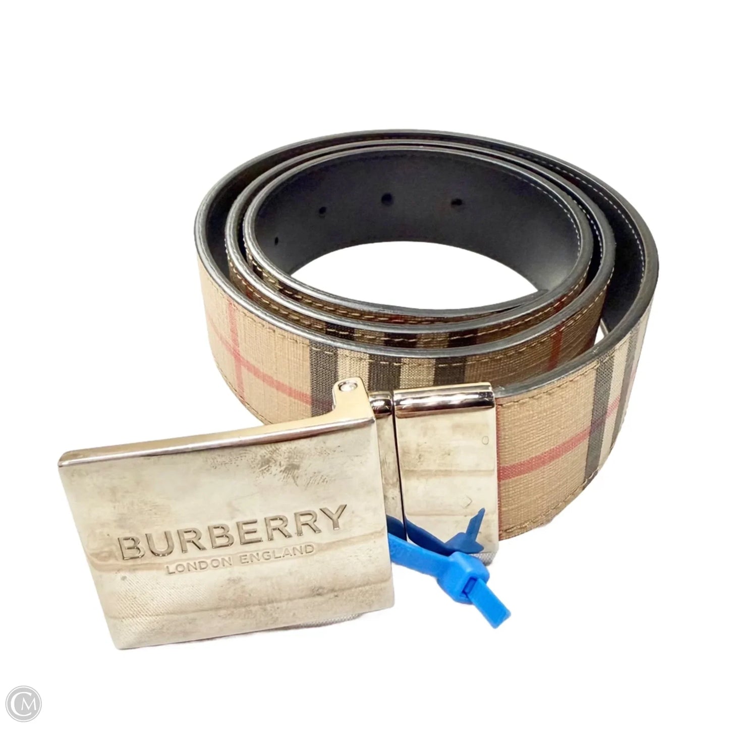 Belt Luxury Designer By Burberry, Size: Medium