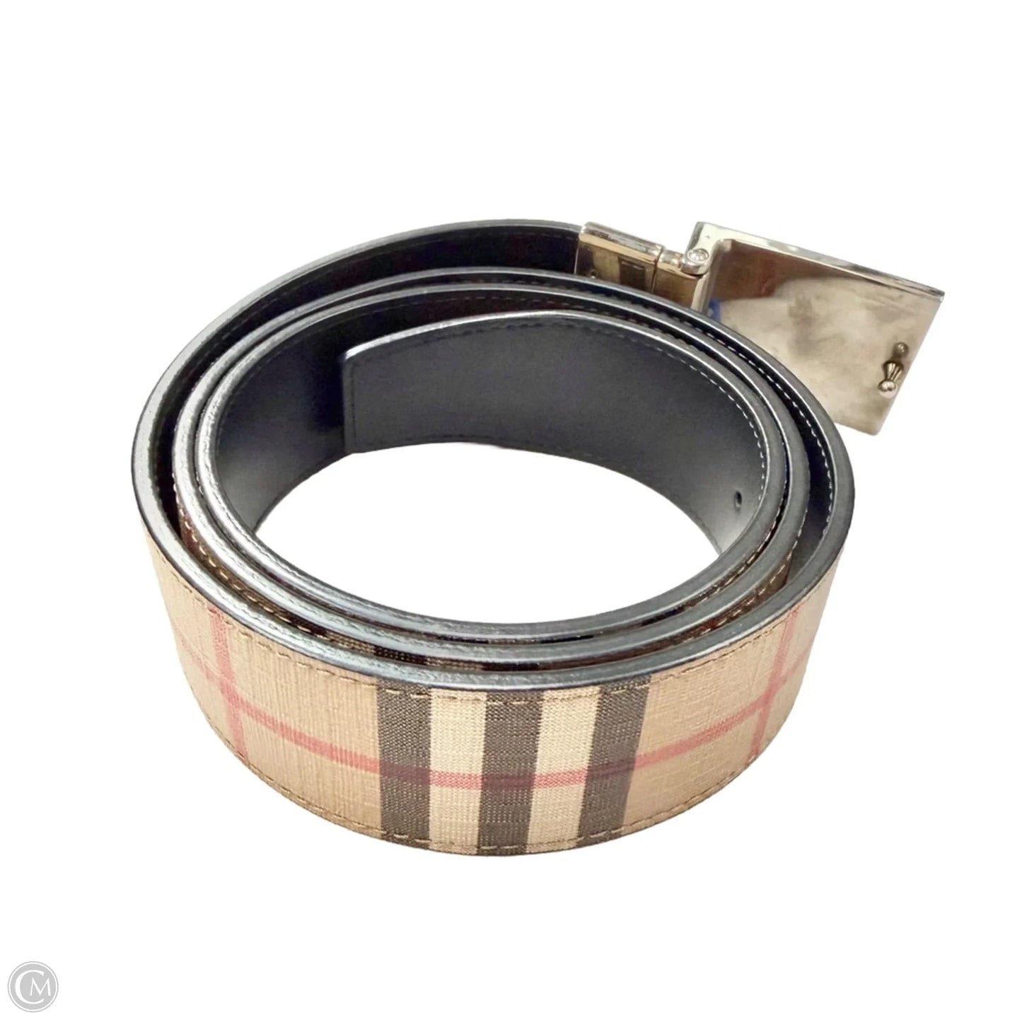 Belt Luxury Designer By Burberry, Size: Medium