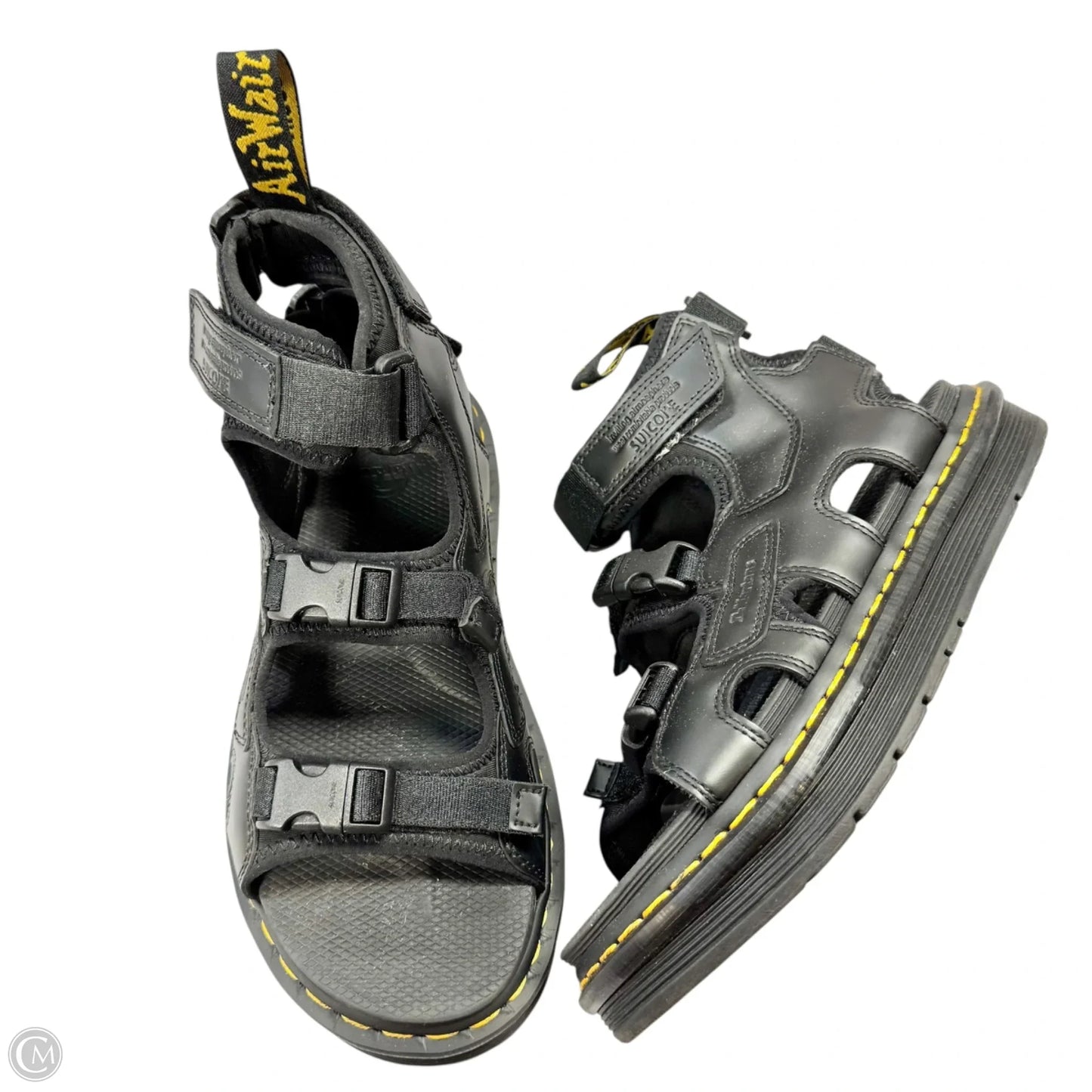 Sandals Flats By Dr Martens In Black, Size: 9