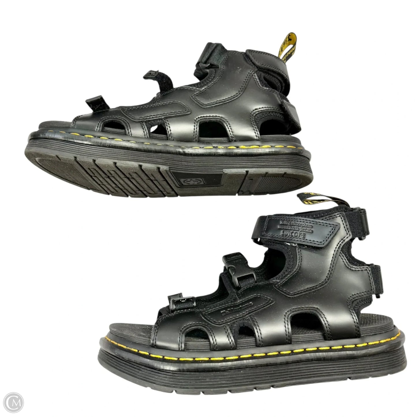 Sandals Flats By Dr Martens In Black, Size: 9