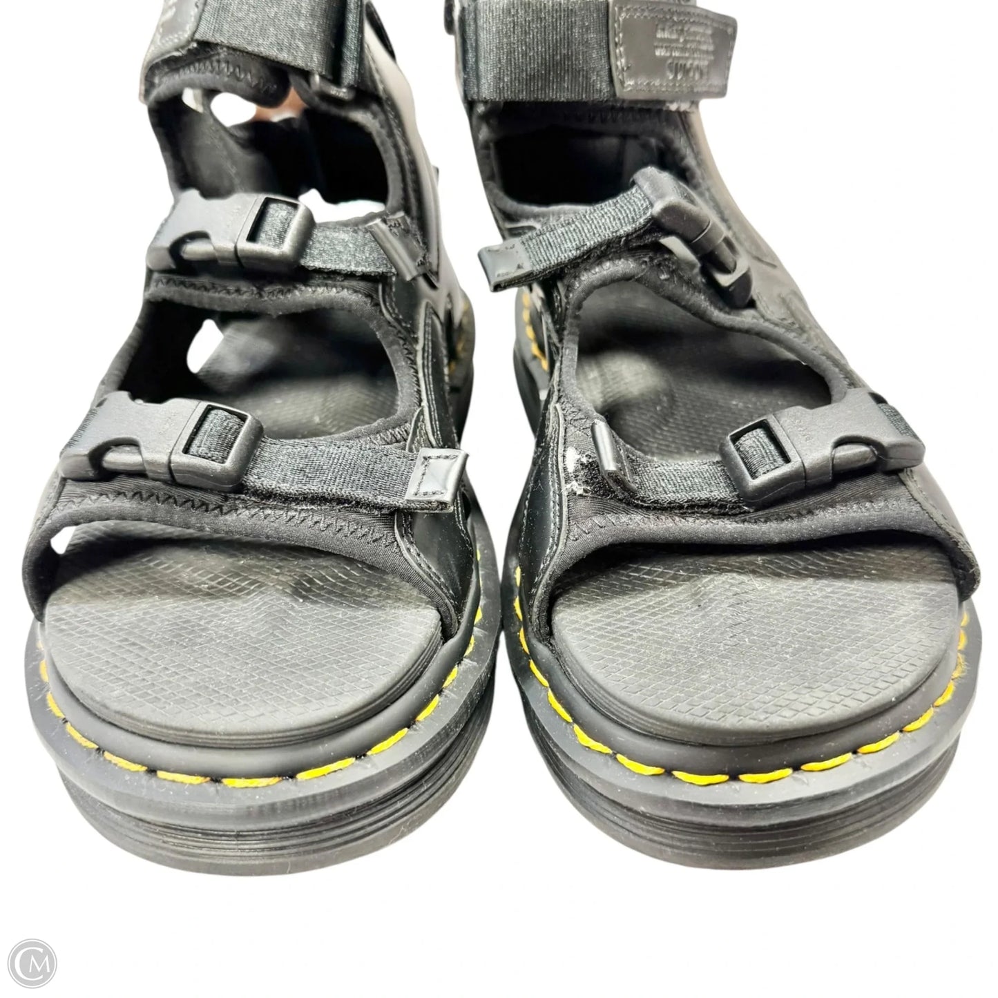 Sandals Flats By Dr Martens In Black, Size: 9