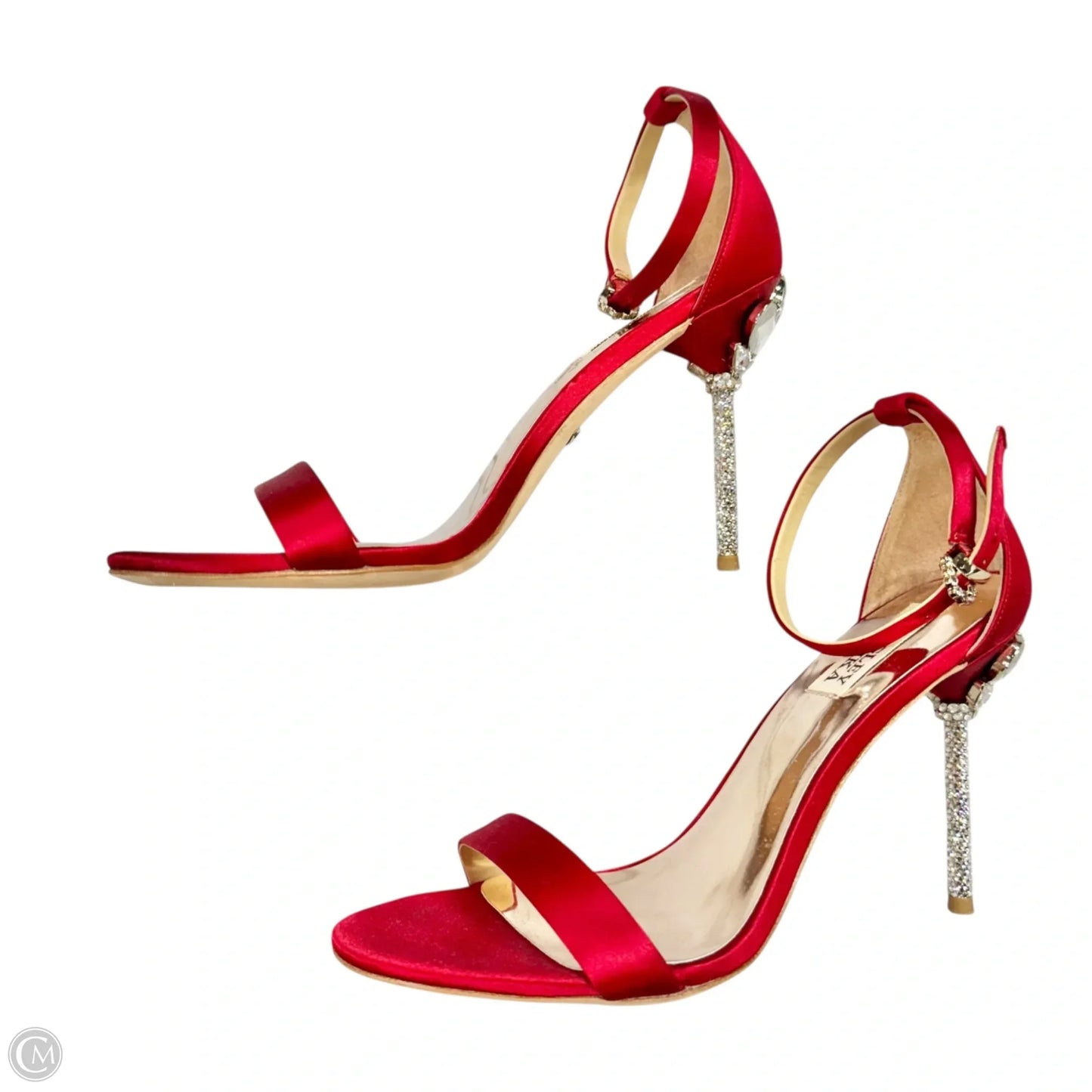 Shoes Heels Stiletto By Badgley Mischka In Red, Size: 7.5