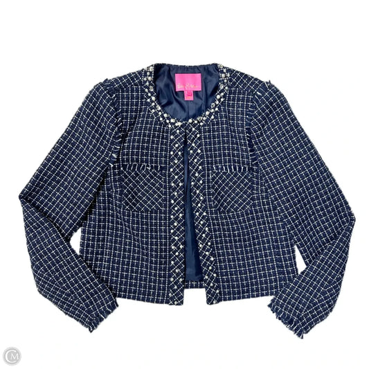 Blazer Designer By Lilly Pulitzer In Blue, Size: Xs