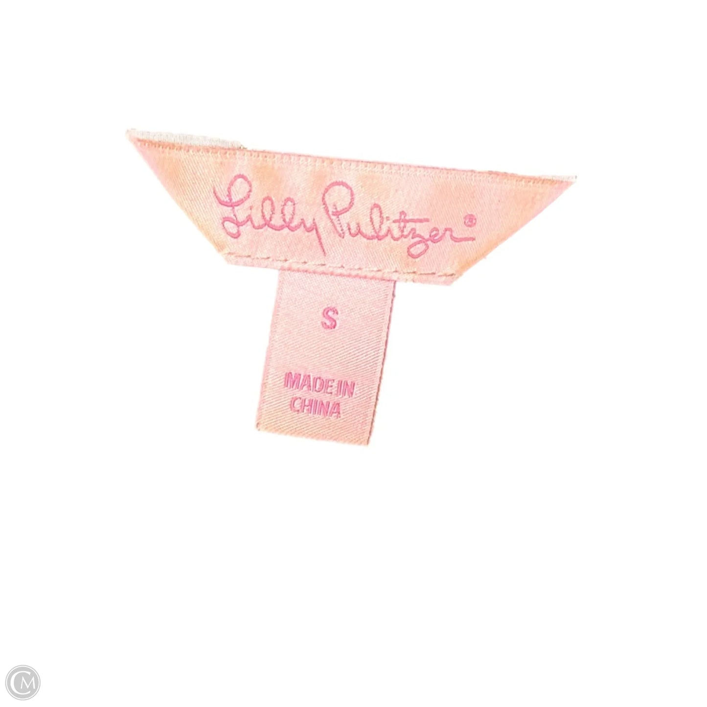 Top Long Sleeve Designer By Lilly Pulitzer In Black & Gold, Size: S