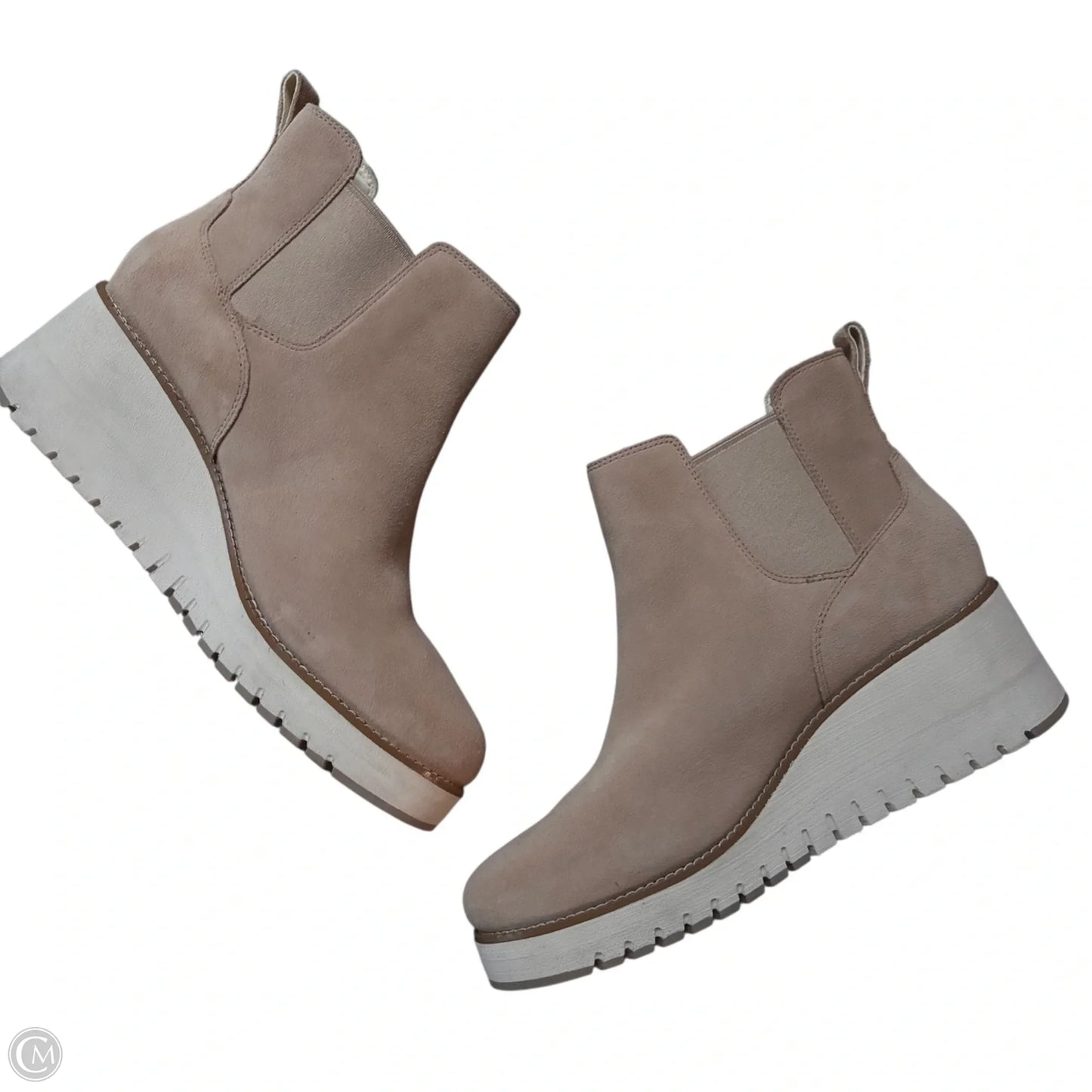 Boots Ankle Heels By Cole-haan In Tan, Size: 10