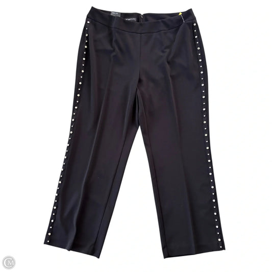 Pants Wide Leg By Inc In Black, Size: 16