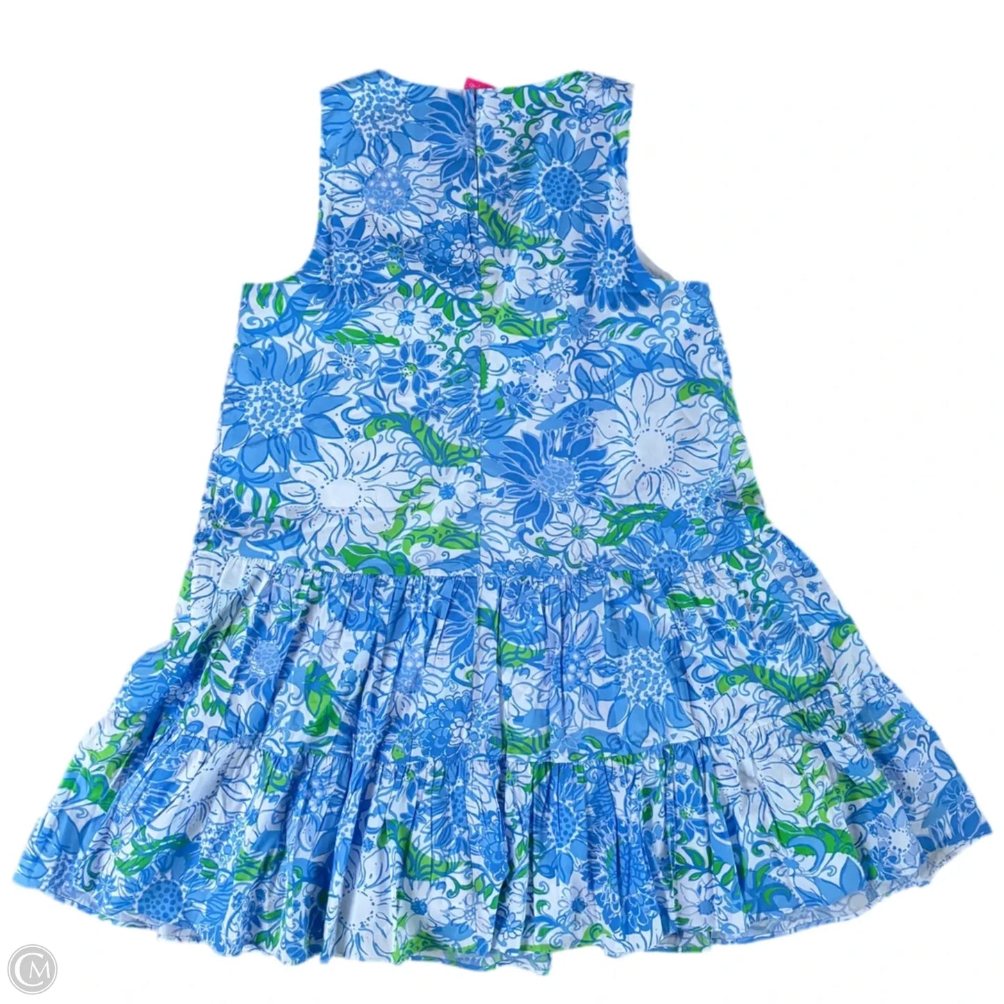 Dress Designer By Lilly Pulitzer In Blue & Green, Size: L