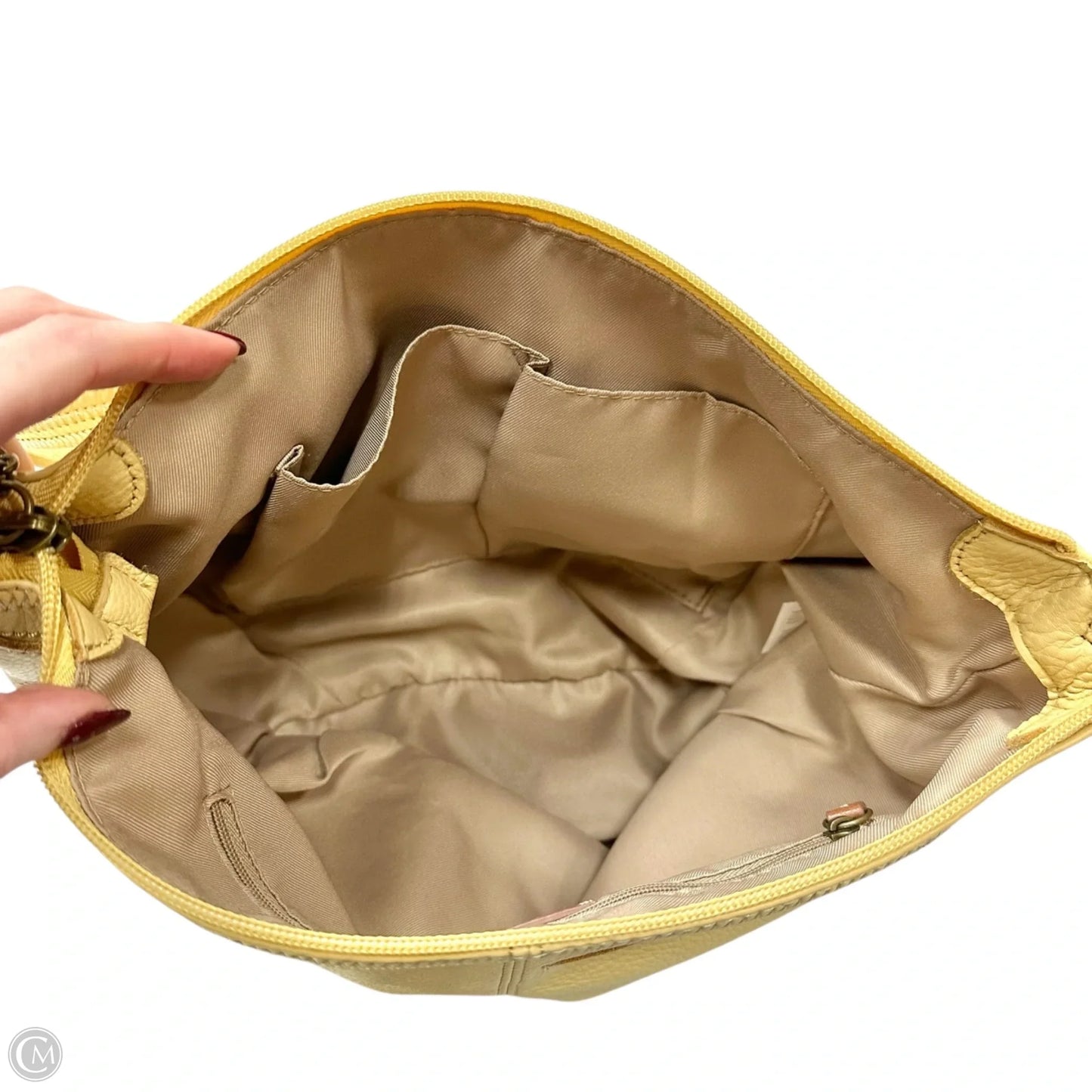 Handbag Leather By The Sak, Size: Medium