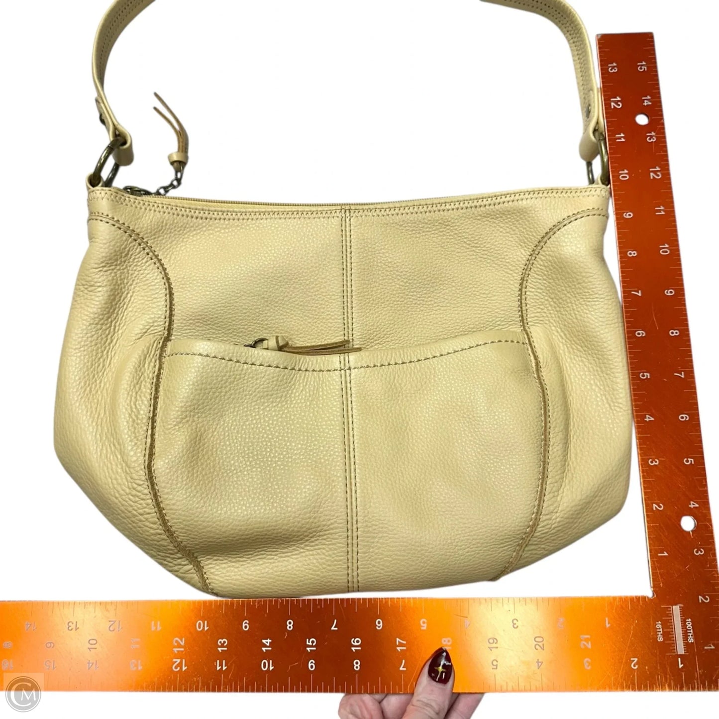 Handbag Leather By The Sak, Size: Medium