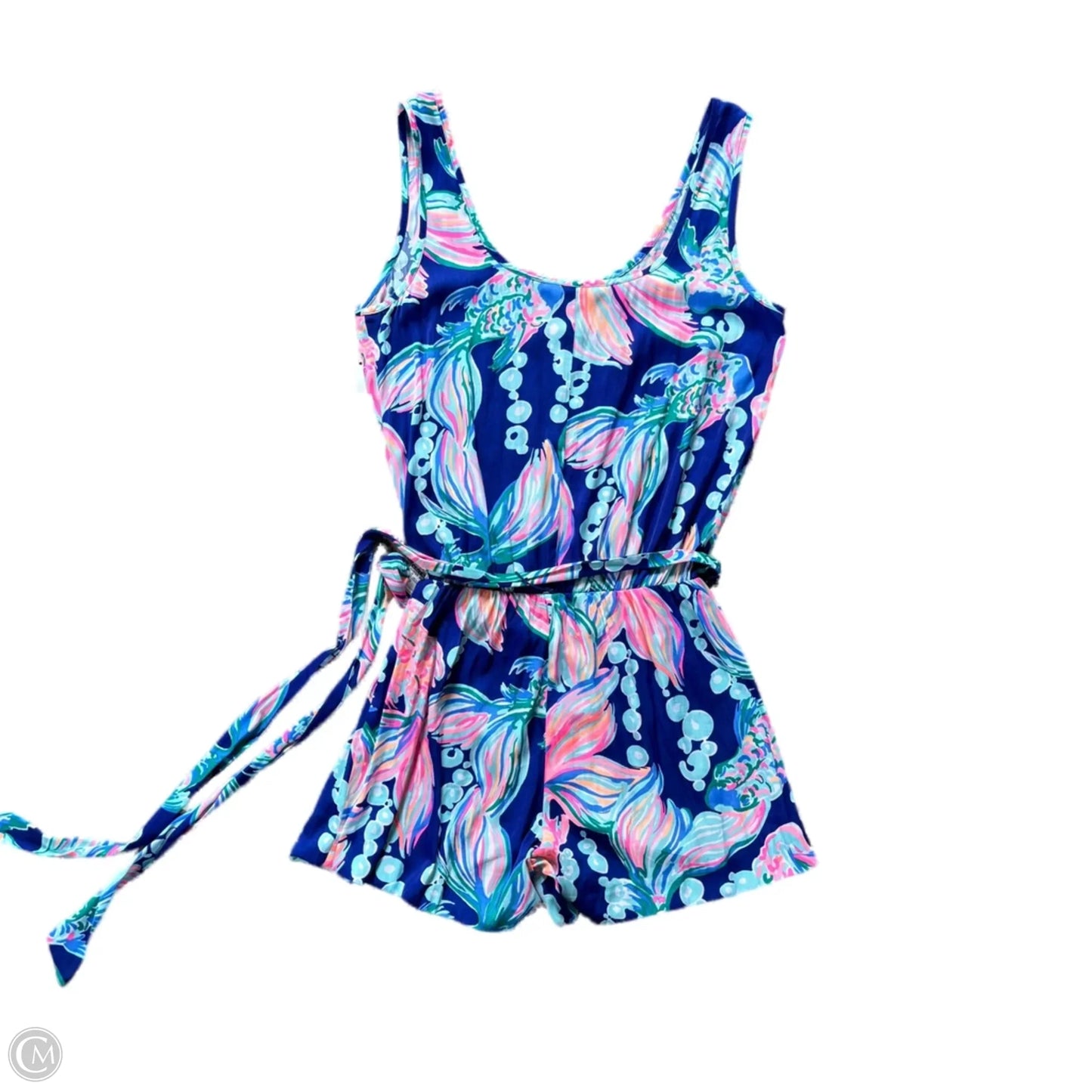 Romper Designer By Lilly Pulitzer In Blue, Size: Xs