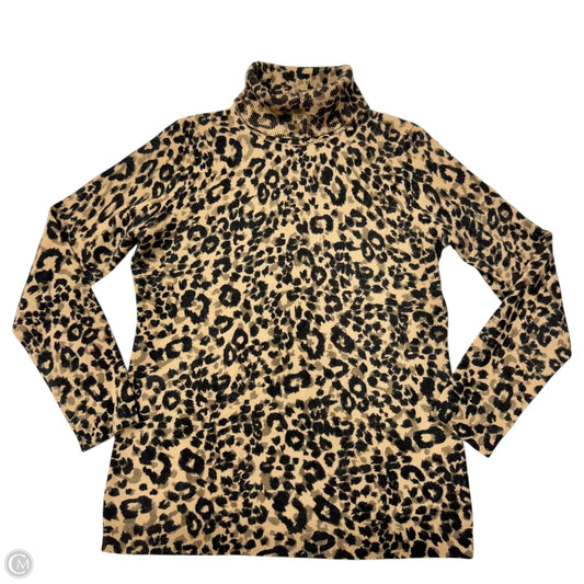 Sweater Cashmere By Charter Club In Leopard Print, Size: M
