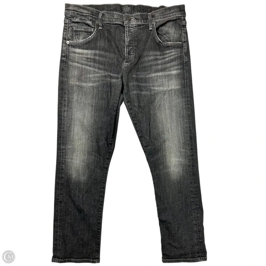 Jeans Boyfriend By Citizens Of Humanity In Black Denim, Size: 10