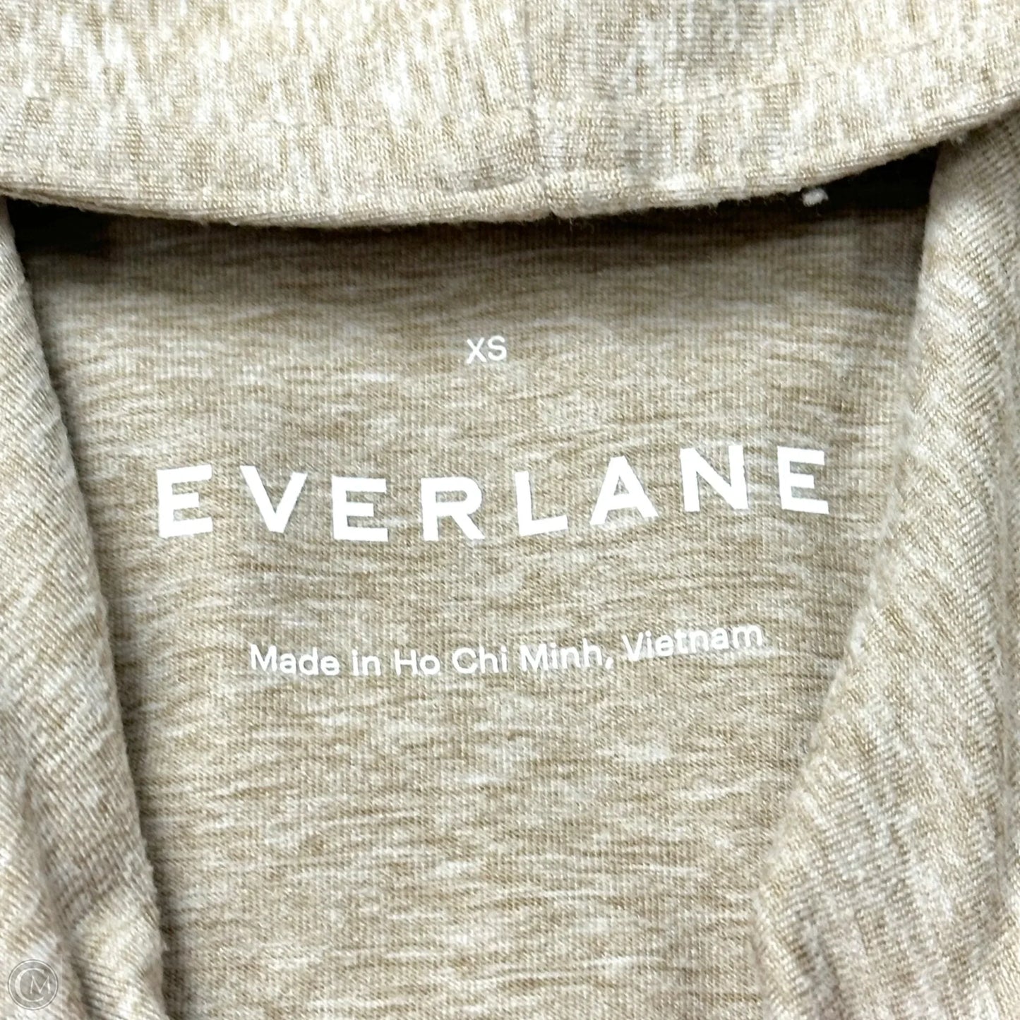 Athletic Sweatshirt Hoodie By Everlane In Tan, Size: Xs