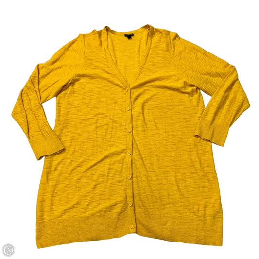 Cardigan By Torrid In Yellow, Size: 3x