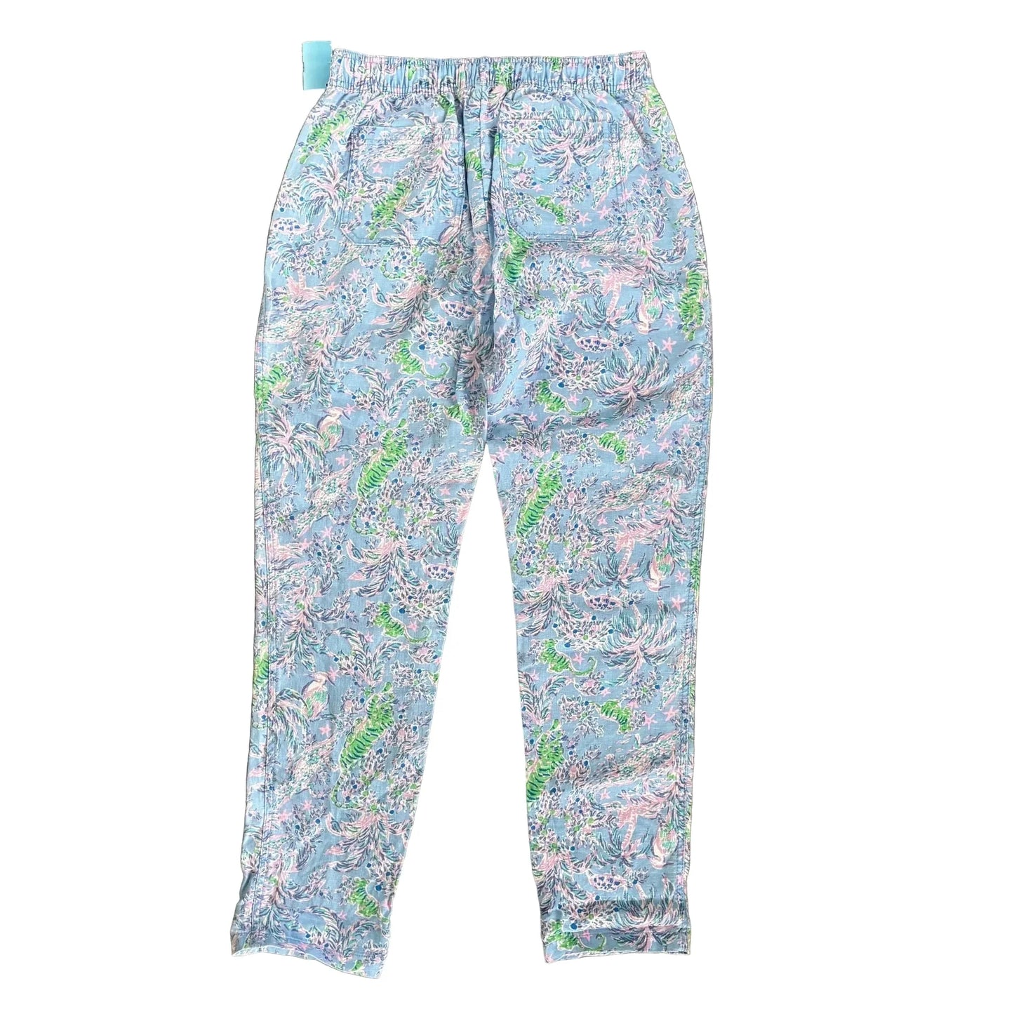Pants Designer By Lilly Pulitzer In Blue & Green, Size: M