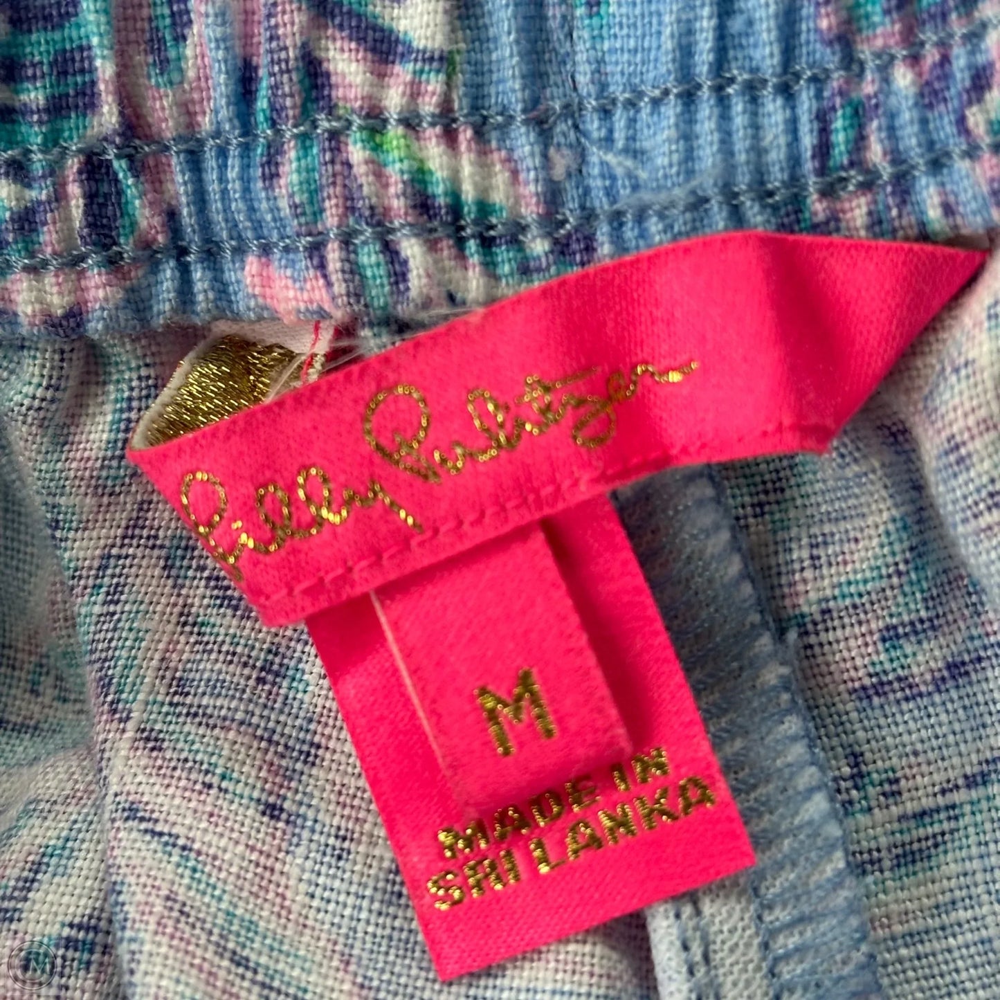 Pants Designer By Lilly Pulitzer In Blue & Green, Size: M