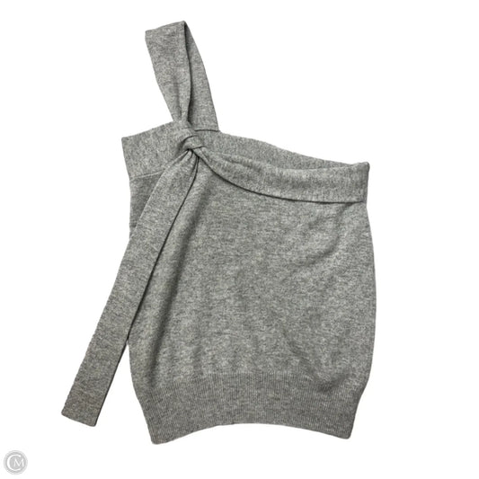 Top Sleeveless By Autumn Cashmere In Grey, Size: M