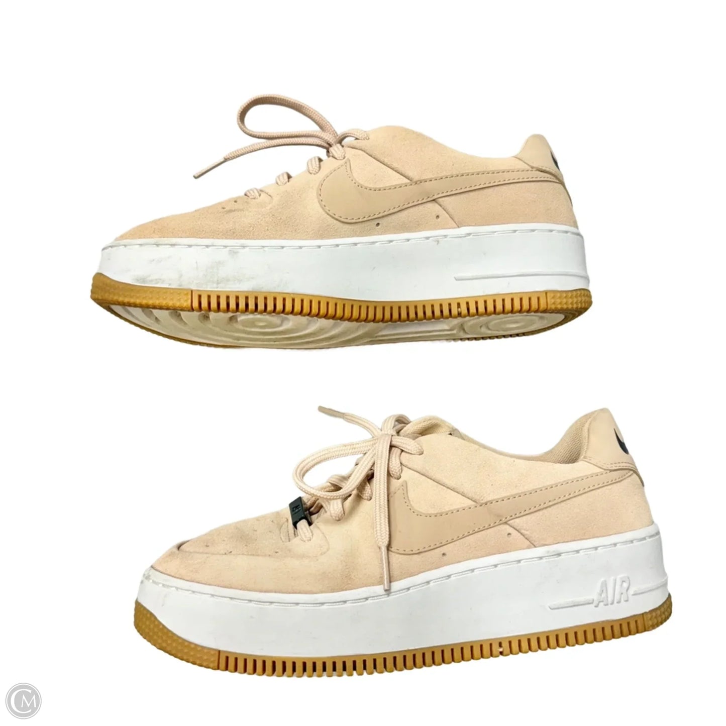 Shoes Sneakers By Nike In Tan, Size: 8.5