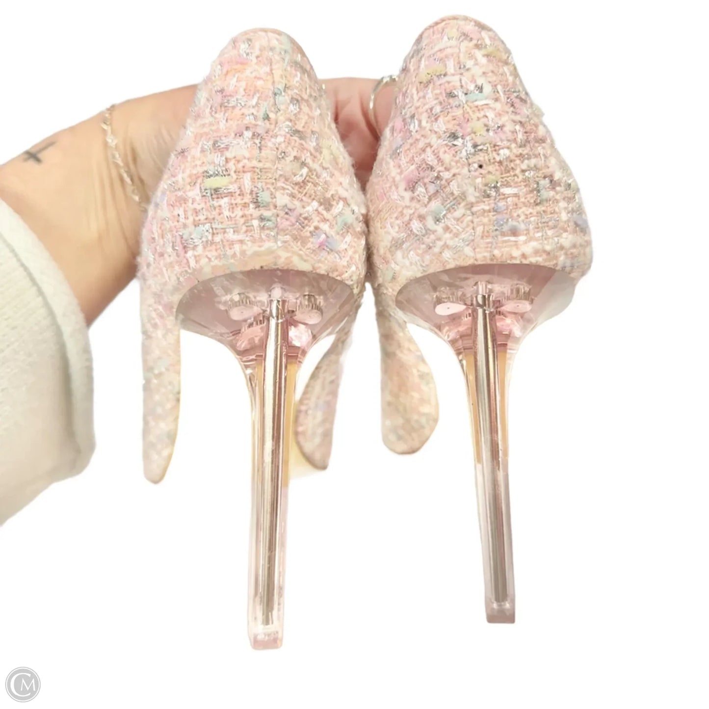 Shoes Heels Stiletto By Nine West In Pink, Size: 8.5