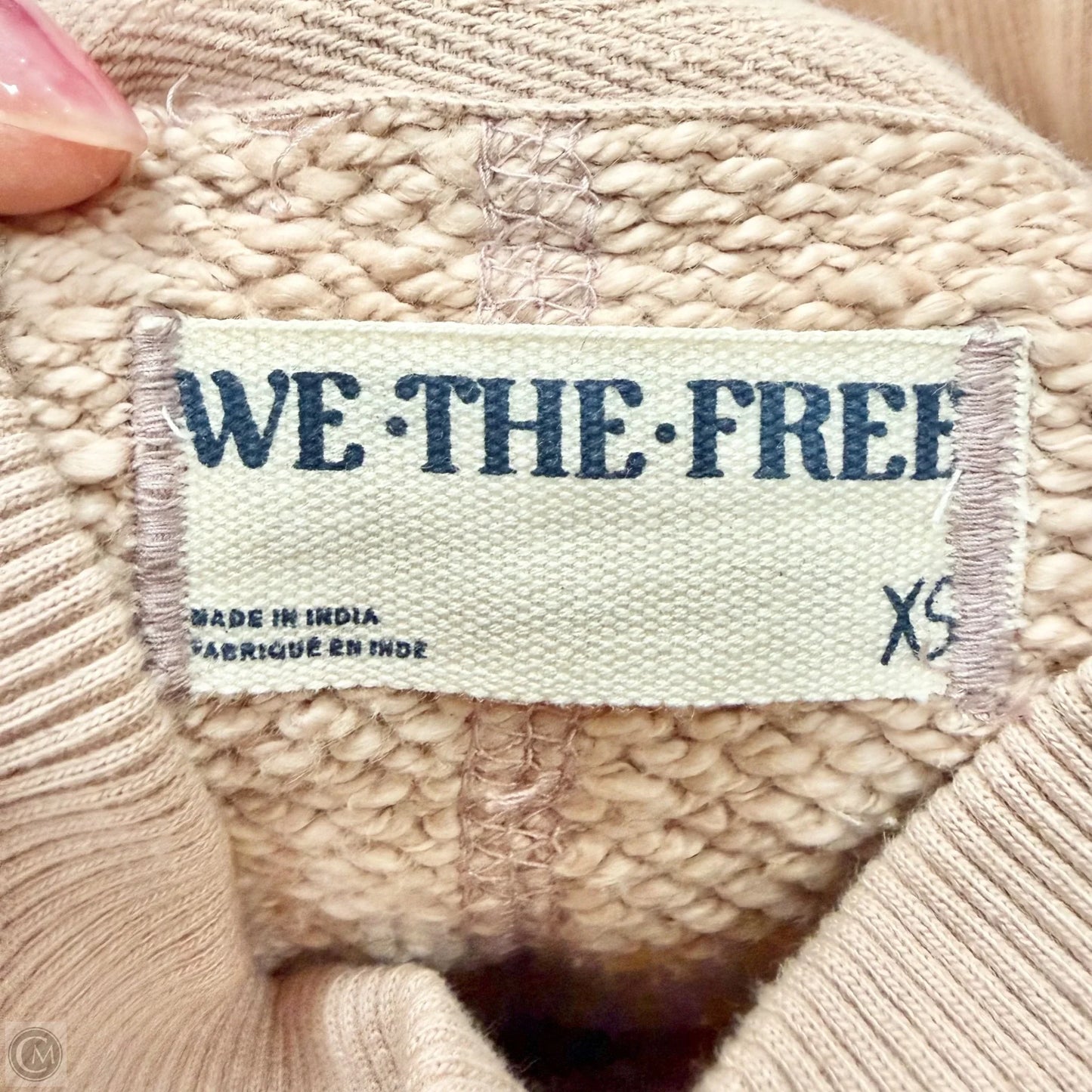 Sweatshirt Collar By We The Free In Tan, Size: Xs