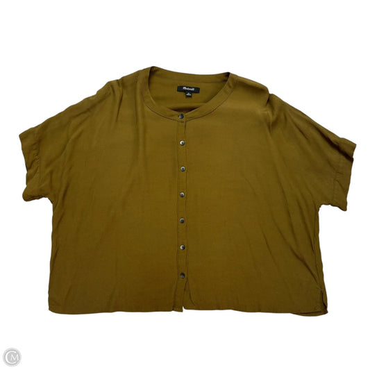 Top Short Sleeve By Madewell In Green, Size: Xl