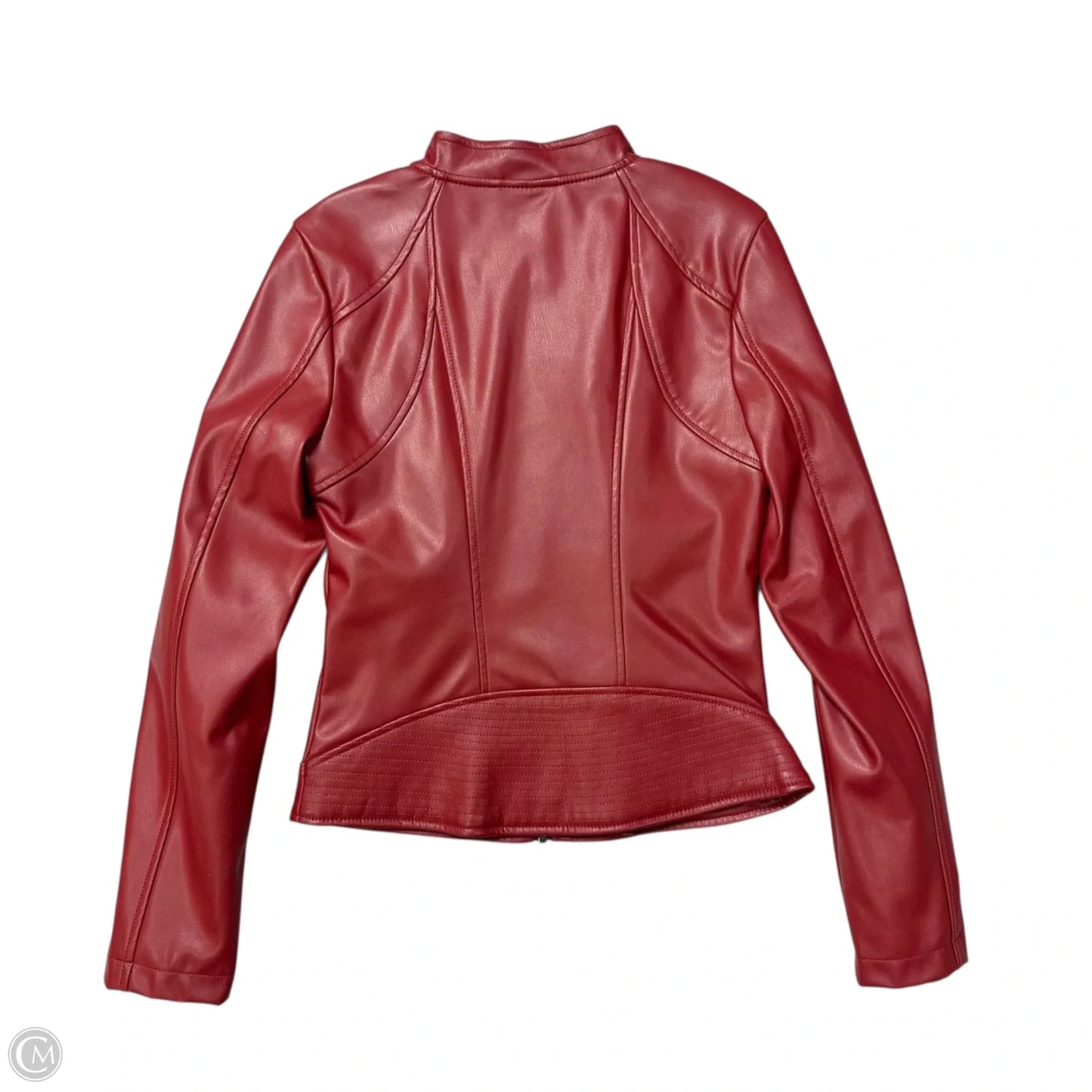 Jacket Moto By Kenneth Cole In Red, Size: Xs