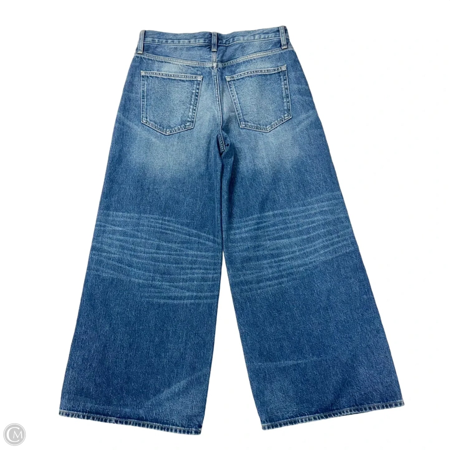 Jeans Wide Leg By J. Crew In Blue Denim, Size: 8p