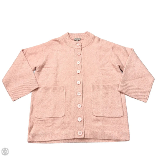 Sweater Cardigan By J. Crew In Pink, Size: S