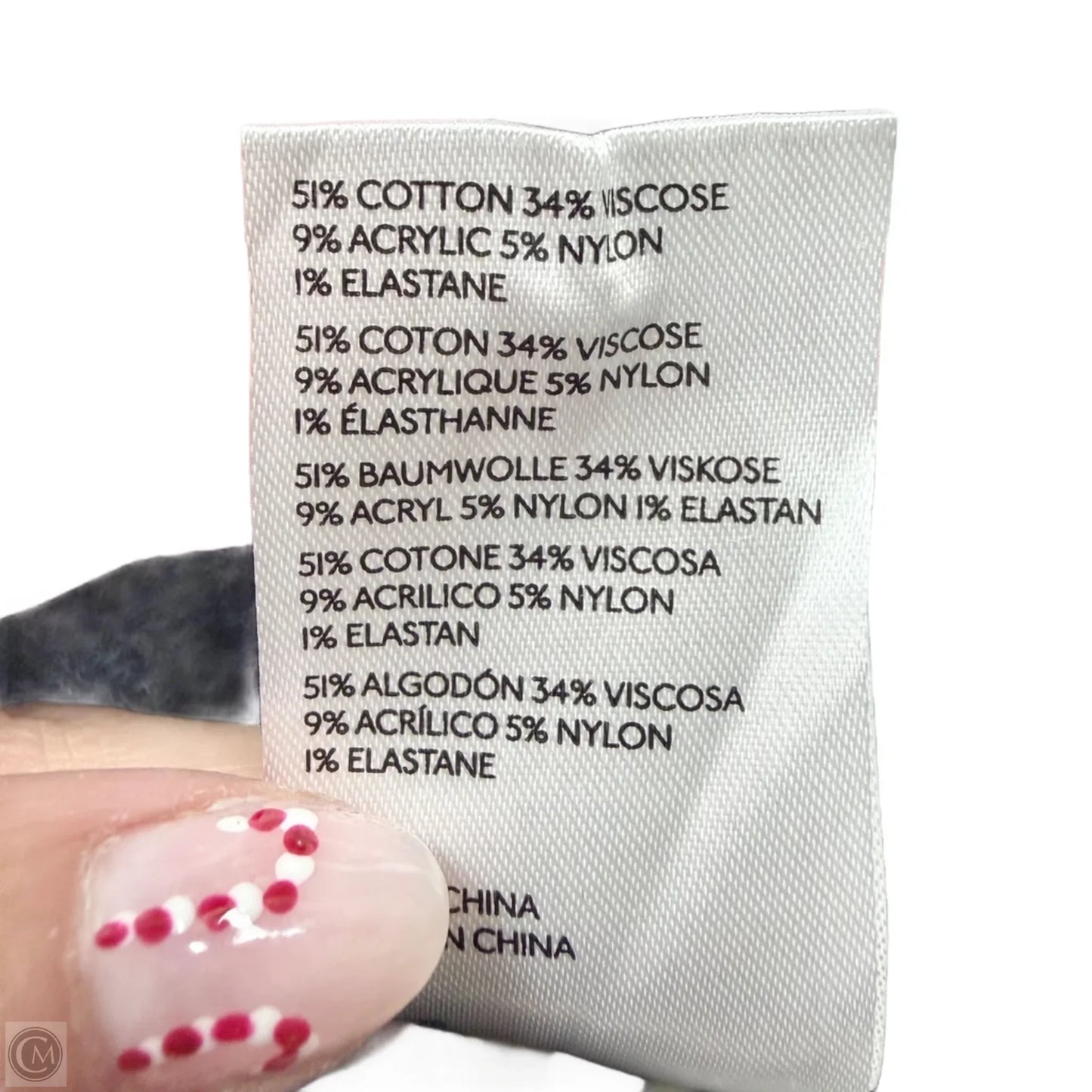 Sweater Short Sleeve By Maeve In Blue & White, Size: S