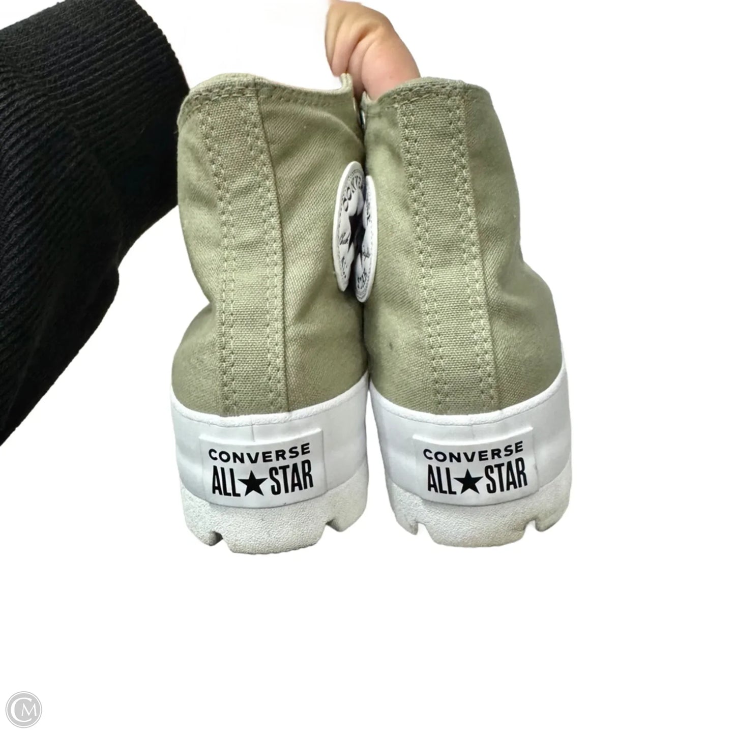 Shoes Sneakers By Converse In Green, Size: 8