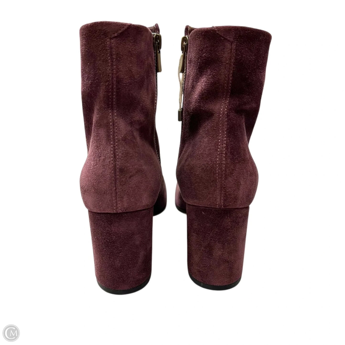 Boots Ankle Heels By Officine Creative In Purple, Size: 7