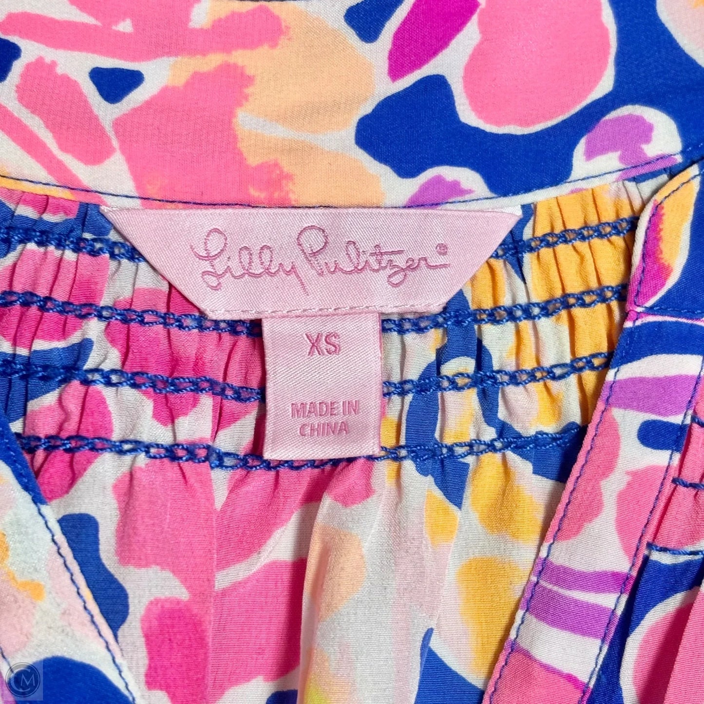 Top Long Sleeve Designer By Lilly Pulitzer In Pink, Size: Xs