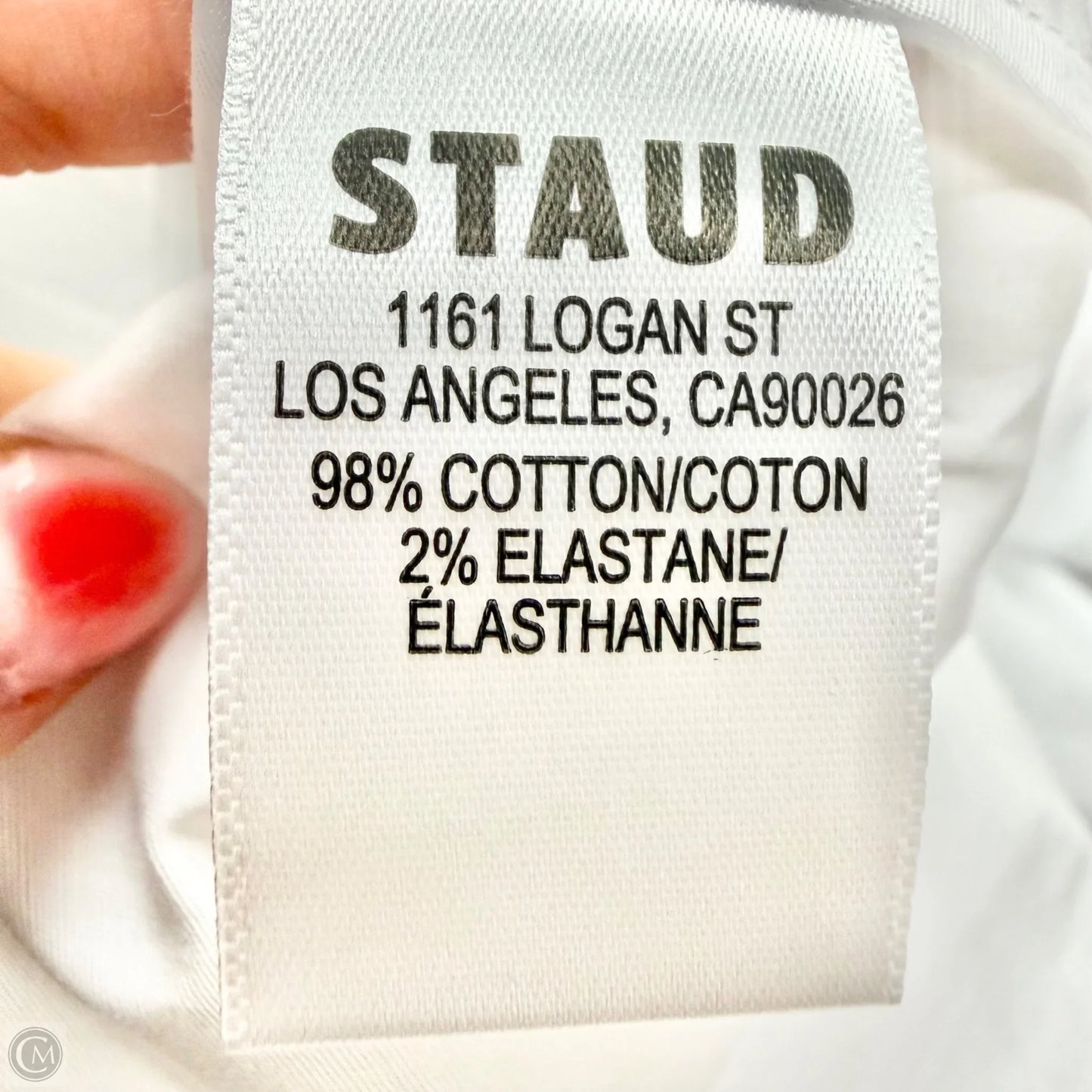 Skirt Maxi By Staud In White, Size: S