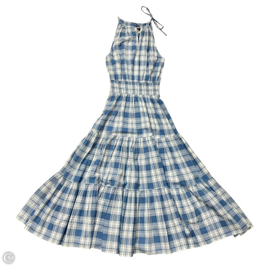 Dress Casual Maxi By Polo Ralph Lauren In Plaid Pattern, Size: S