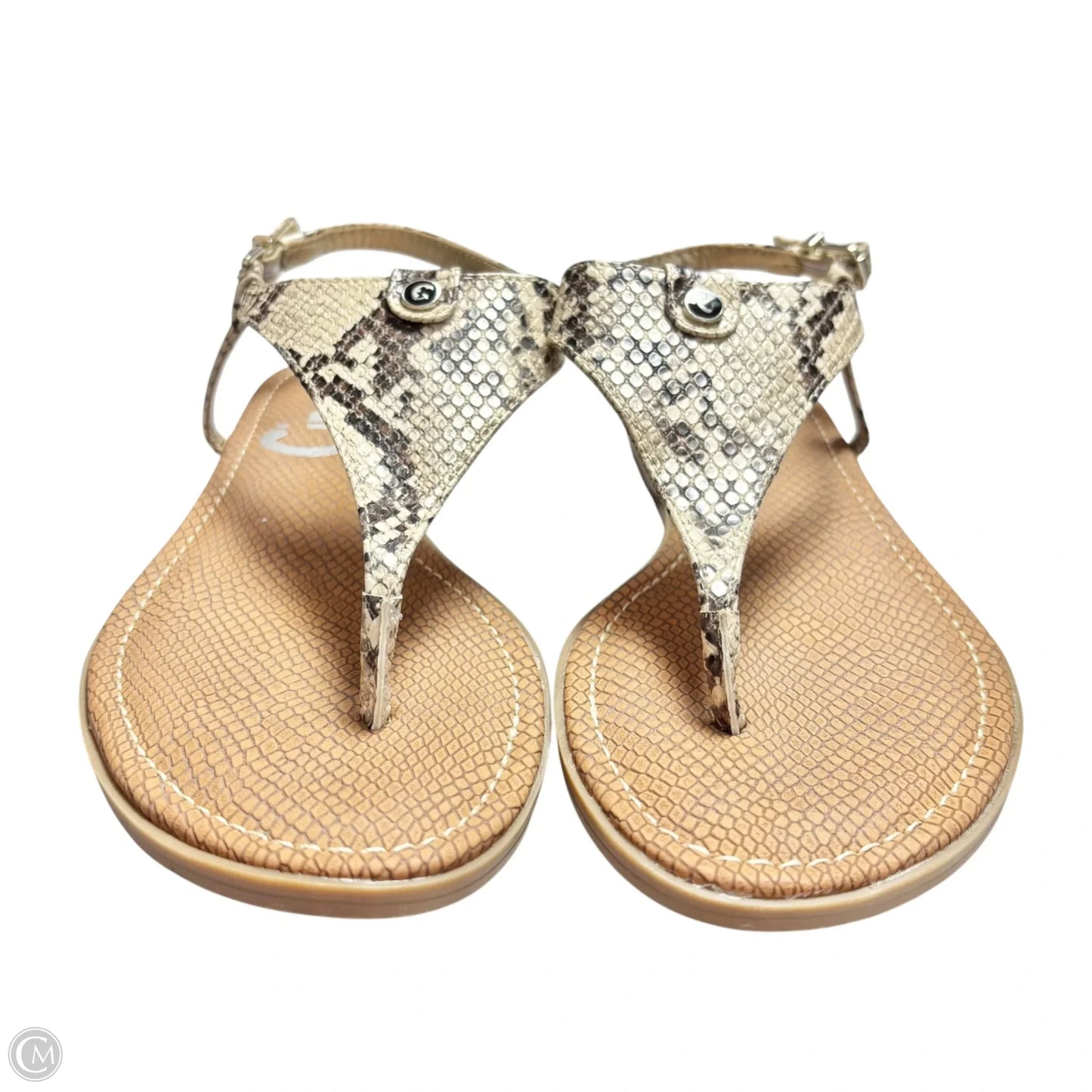 Sandals Flats By Sam Edelman In Snakeskin Print, Size: 8.5