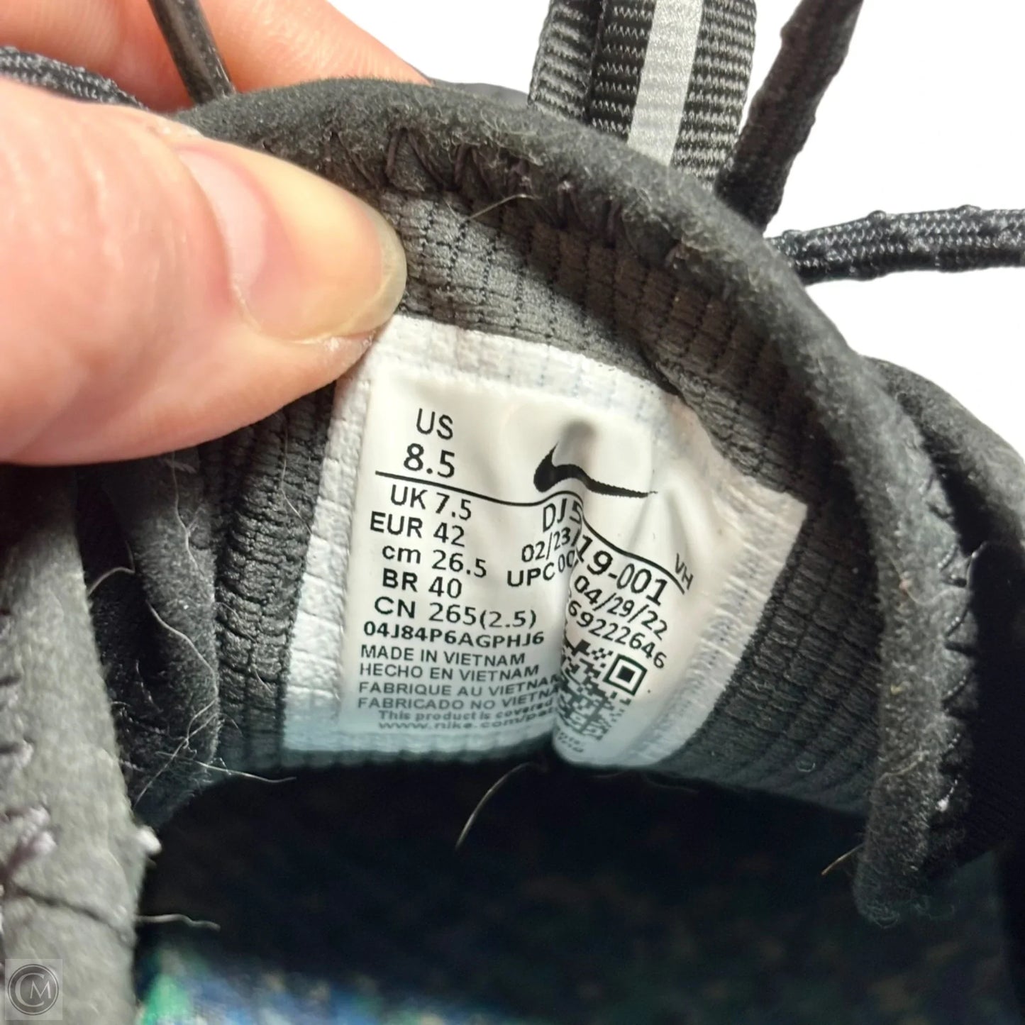 Shoes Athletic By Nike In Black, Size: 8.5